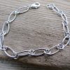 Sterling Silver Oval Links Bracelet