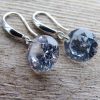 Sterling Silver Crystal Drop Earrings - Image 2