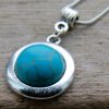 Turquoise Stone Round Necklace