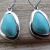 Turquoise Stone Earrings - Image 2