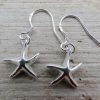 Sterling Silver Starfish Drop Earrings - Image 2