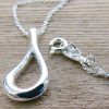 Sterling Silver Waterdrop Necklace