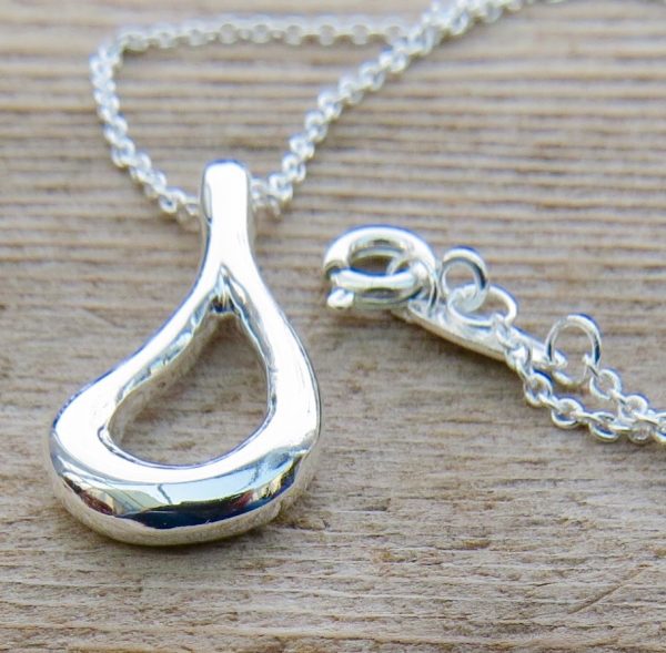 Sterling Silver Waterdrop Necklace - Image 3