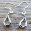 Sterling Silver Waterdrop Earrings - Image 3
