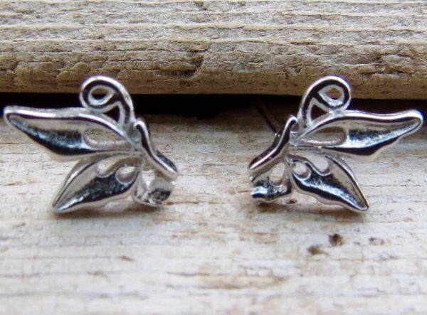 Butterfly Stud Earrings - Image 2