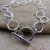 Sterling Silver Figure of Eight Bracelet