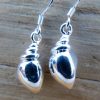 Sterling Silver Seashell Drop Earrings