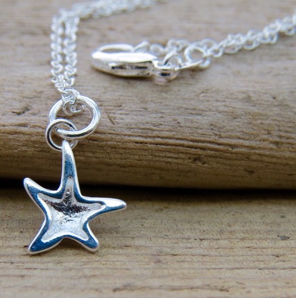 Sterling on sale starfish necklace