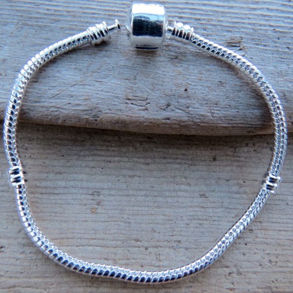 Snake Chain Bracelet For Charms