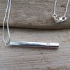 Solid Straight Drop Necklace - Image 3