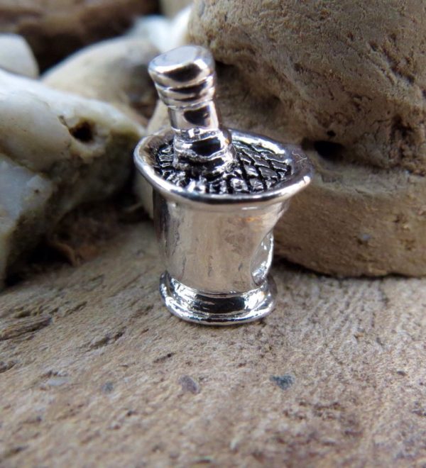Wine Bottle in Bucket Charm