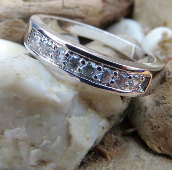 Crystal Encased Band - Size P (8)