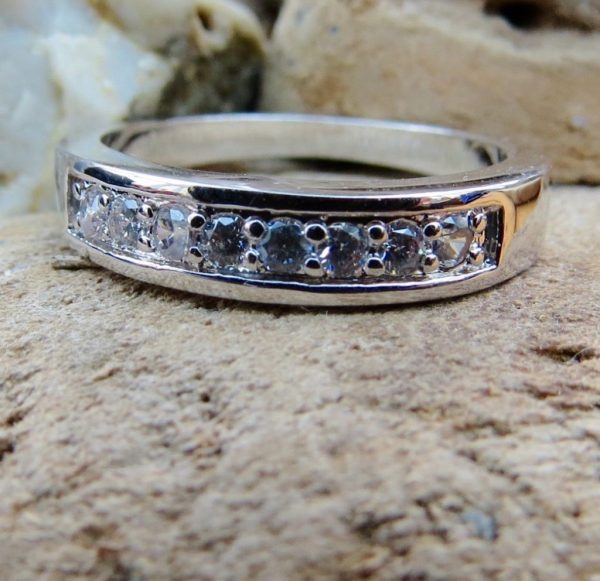 Crystal Encased Band - Size P (8) - Image 2