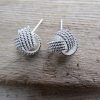 Sterling Silver Knot Studs
