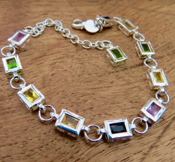 Multi Colour Stone Bracelet