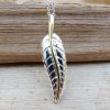 Sterling Silver Feather  Necklace - Image 2