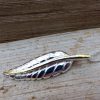 Sterling Silver Feather  Necklace