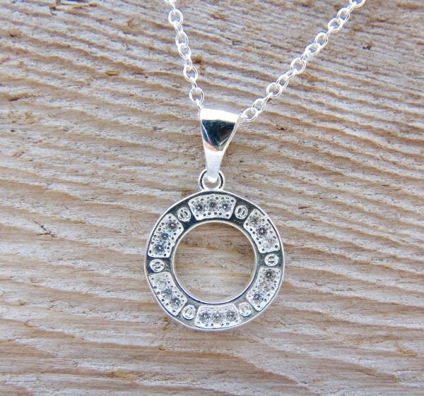 Circle Crystal Necklace