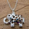 Sterling Silver Elephant Necklace - Image 2