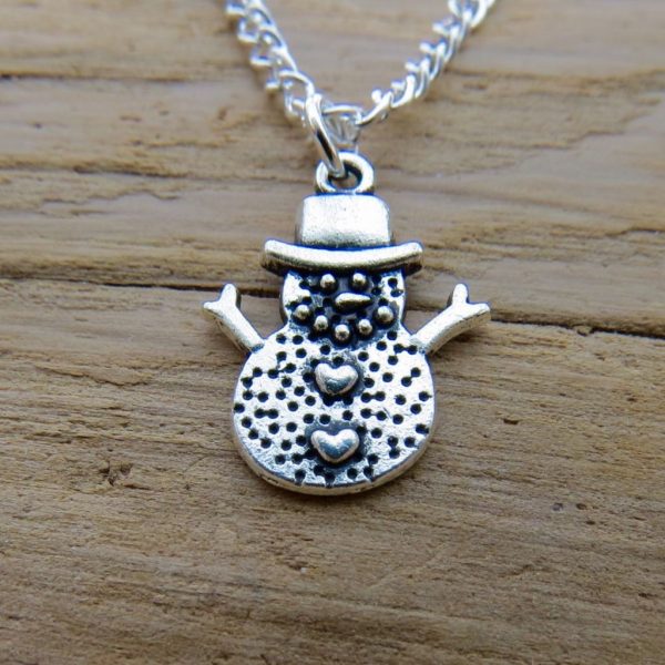 Friendly Snowman Necklace