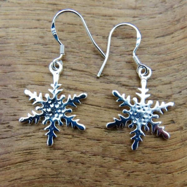 Snowflake Drop Earrings