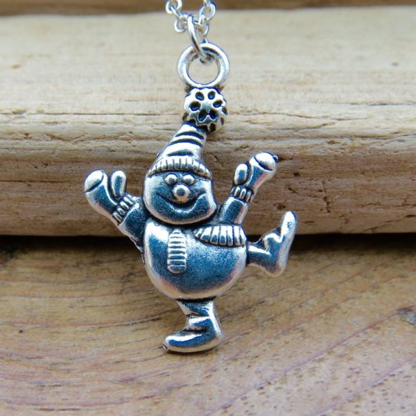 Happy Snowman Necklace