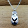 Sterling Silver Flip Flop Necklace - Image 2