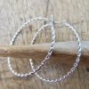 Twist Hoop Earrings - Large